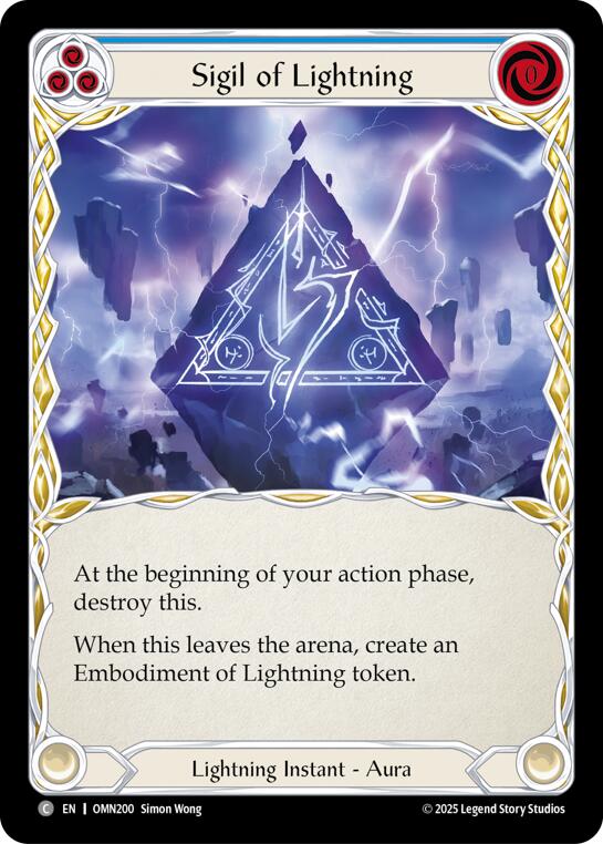 Sigil Of Lightning (Blue)