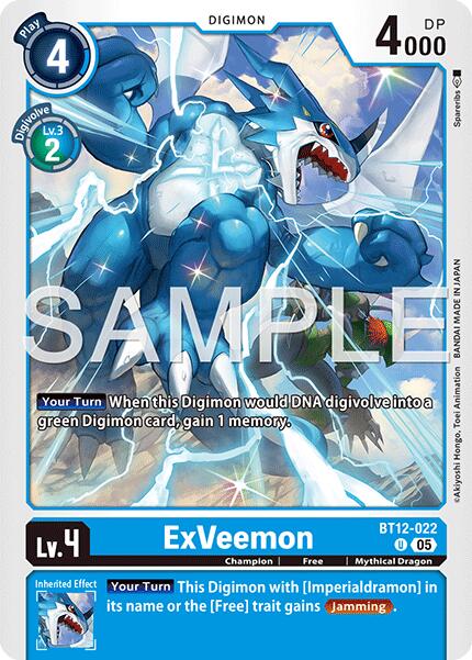 ExVeemon - BT12-022 (Reprint)