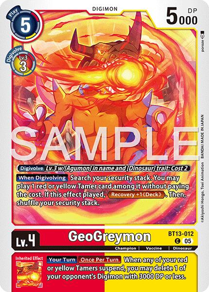 Geogreymon - BT13-012 (Reprint)