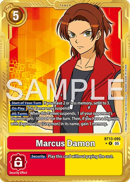 Marcus Damon - BT13-095 (Gold Border)