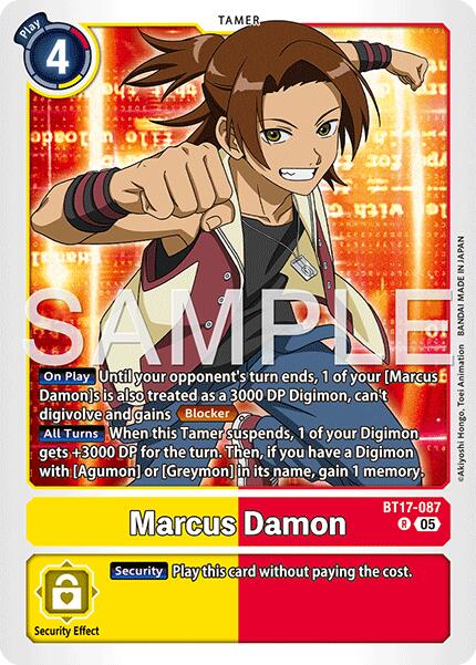 Marcus Damon - BT17-087 (Reprint)