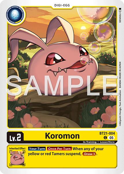 Koromon - BT21-004 (Reprint)