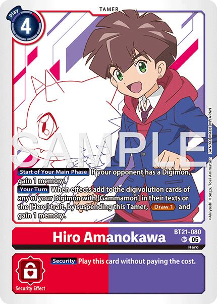 Hiro Amanokawa - BT21-080 (Reprint)