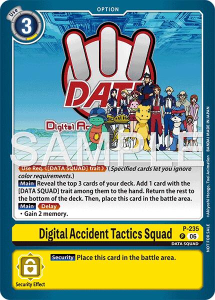 Digital Accident Tactics Squad (Store Tournament 2026 Vol. 2 Participation Pack)
