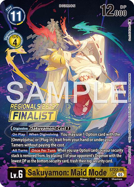 Sakuyamon: Maid Mode (Regionals 26-27 Season 1 Finalist)