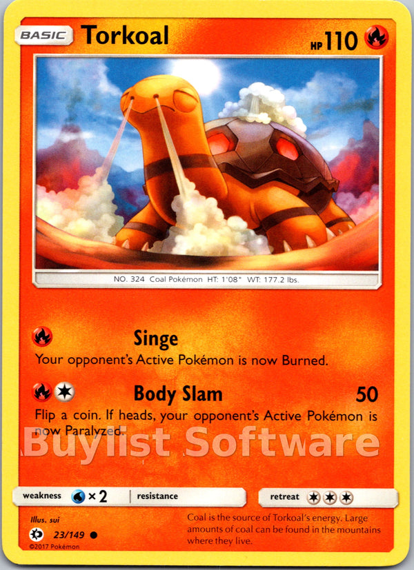 Torkoal [23/149] [Sun & Moon Base Set]