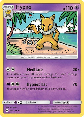 Hypno [60/149] [Sun & Moon Base Set] Reverse Holofoil