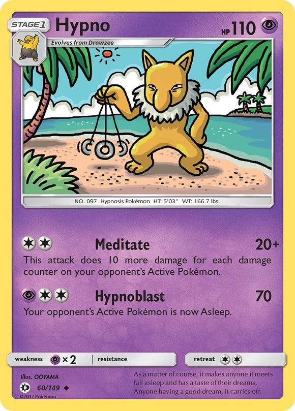 Hypno [60/149] [Sun & Moon Base Set] Reverse Holofoil