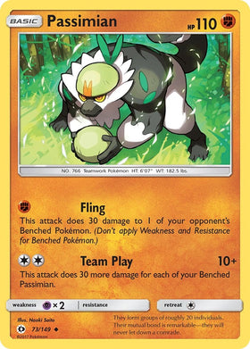 Passimian [73/149] [Sun & Moon Base Set] Reverse Holofoil