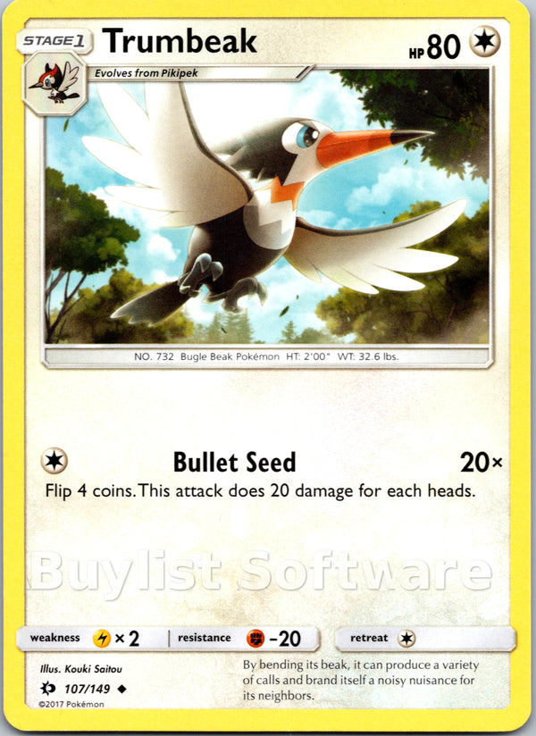 Trumbeak [107/149] [Sun & Moon Base Set] Reverse Holofoil