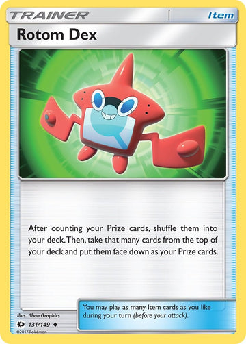 Rotom Dex [131/149] [Sun & Moon Base Set] Reverse Holofoil