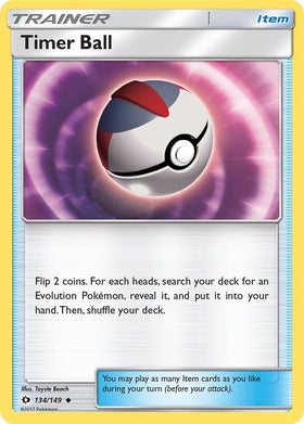 Timer Ball [134/149] [Sun & Moon Base Set] Reverse Holofoil