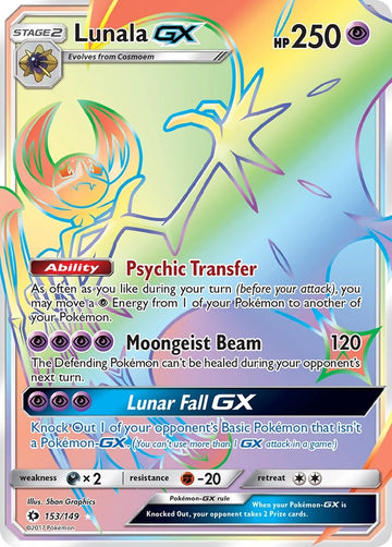 Lunala GX [153/149] [Sun & Moon Base Set] Holofoil