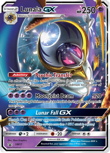 Lunala GX [SM17] [Sun & Moon Promos] Holofoil