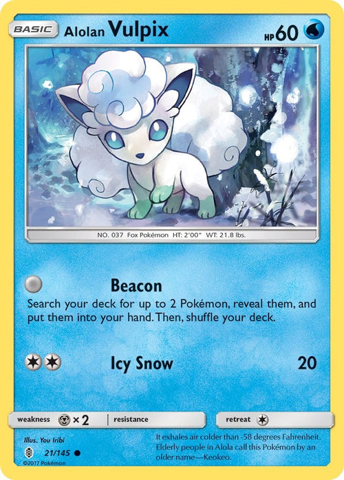 Alolan Vulpix [21/145] [Guardians Rising]