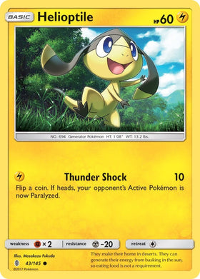 Helioptile [43/145] [Guardians Rising] Reverse Holofoil