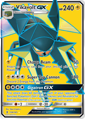 Vikavolt GX [134/145] [Guardians Rising] Holofoil