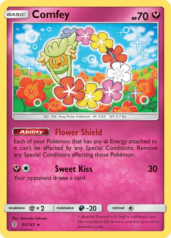 Comfey [93/145] [Guardians Rising] Holofoil