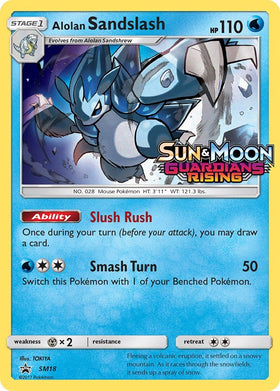 Alolan Sandslash (Guardians Rising Stamped) [SM18] [Sun & Moon Promos] Holofoil