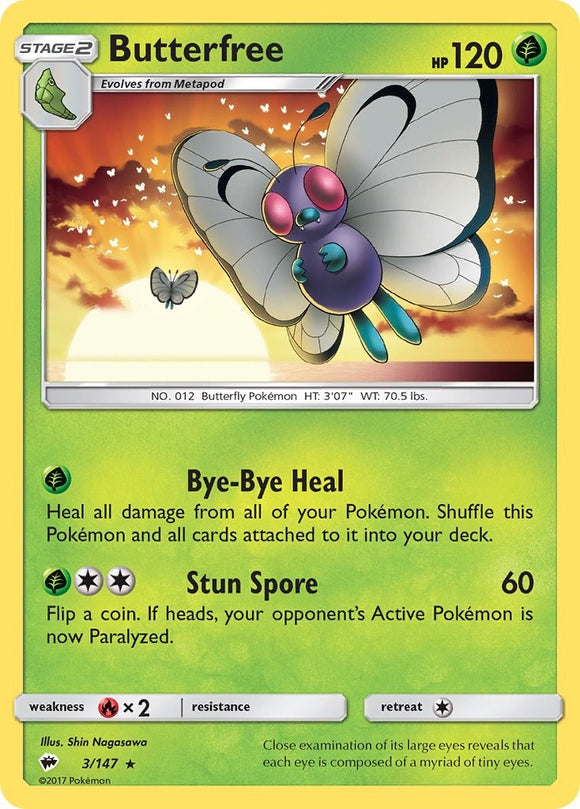Butterfree [3/147] [Burning Shadows]