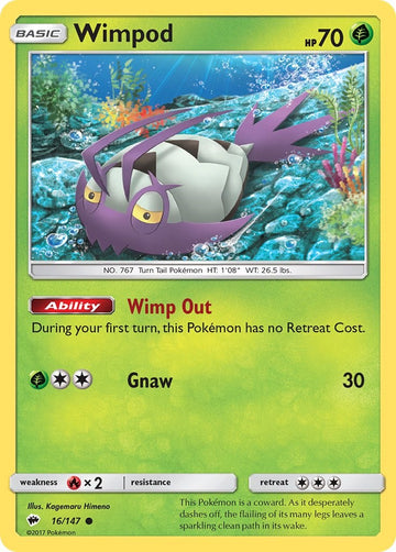 Wimpod [16/147] [Burning Shadows] Reverse Holofoil