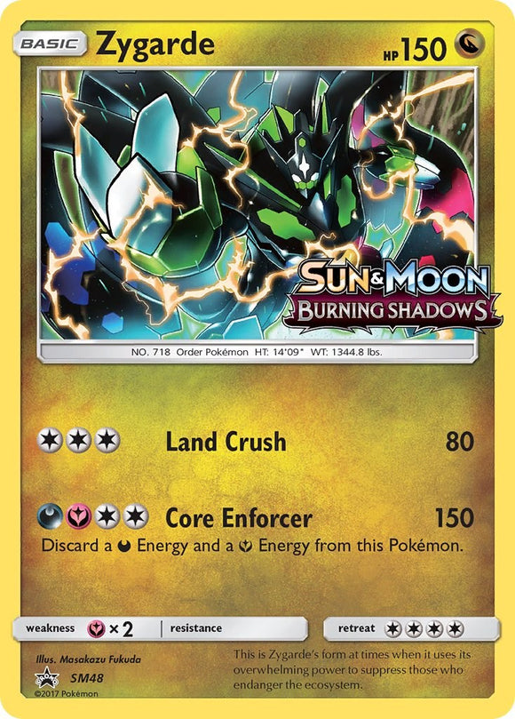 Zygarde (Burning Shadows Stamped) [SM48] [Sun & Moon Promos] Holofoil