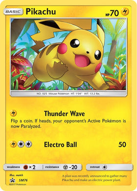 Pikachu [SM76] [Sun & Moon Promos] Holofoil