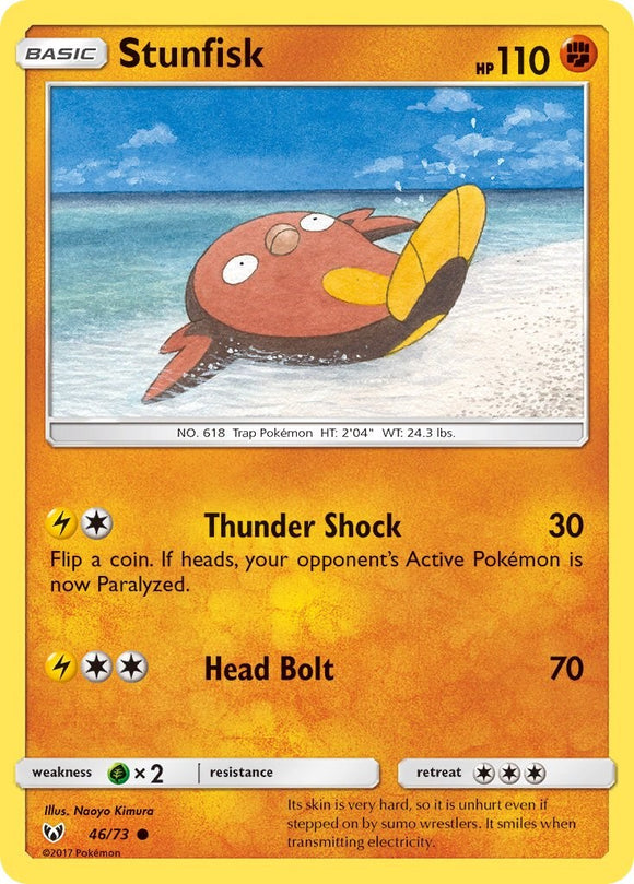 Stunfisk [46/73] [Shining Legends] Reverse Holofoil
