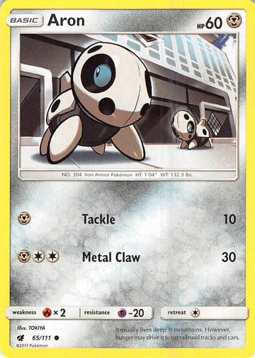 Aron [65/111] [Crimson Invasion] Reverse Holofoil