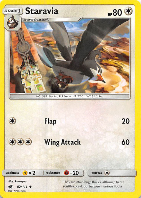 Staravia [82/111] [Crimson Invasion] Reverse Holofoil