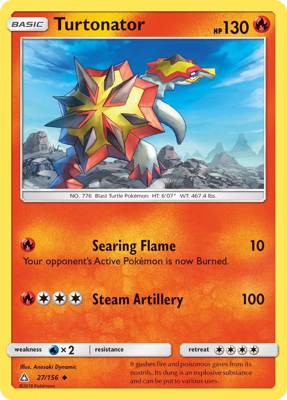 Turtonator [27/156] [Ultra Prism] Reverse Holofoil
