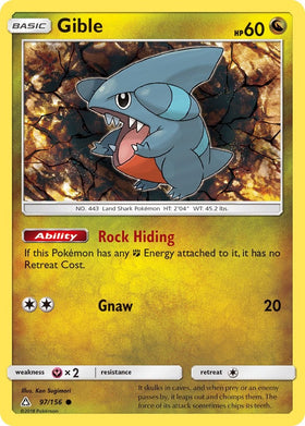 Gible (97) [97/156] [Ultra Prism] Reverse Holofoil
