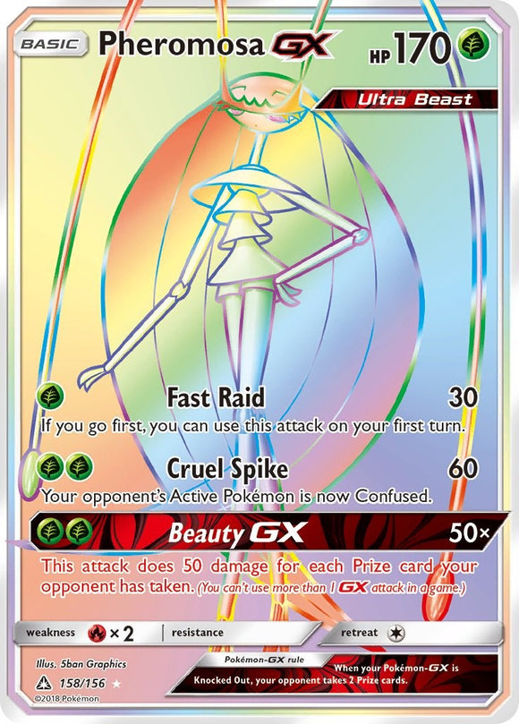 Pheromosa GX (Secret Rare) [158/156] [Ultra Prism] Holofoil