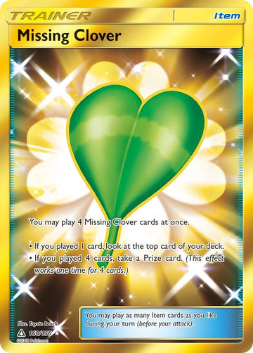 Missing Clover (Secret Rare) [168/156] [Ultra Prism] Holofoil