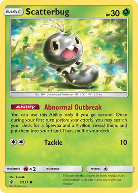 Scatterbug (5) [5/131] [Forbidden Light] Reverse Holofoil