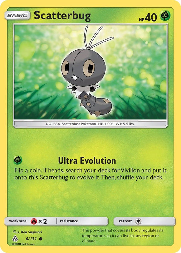 Scatterbug (6) [6/131] [Forbidden Light] Reverse Holofoil