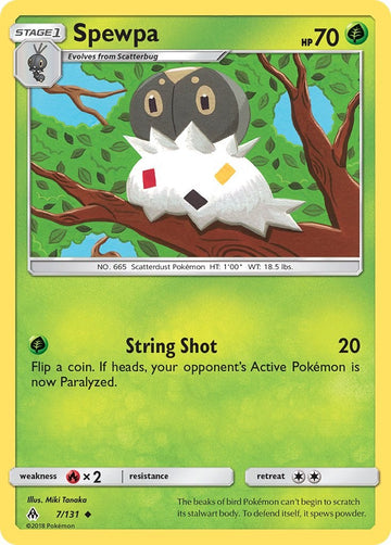 Spewpa [7/131] [Forbidden Light] Reverse Holofoil