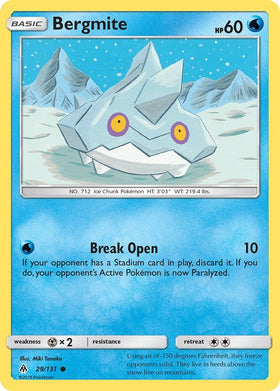 Bergmite [29/131] [Forbidden Light] Reverse Holofoil