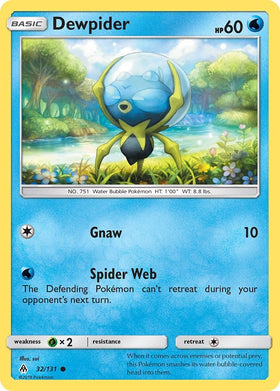 Dewpider [32/131] [Forbidden Light] Reverse Holofoil