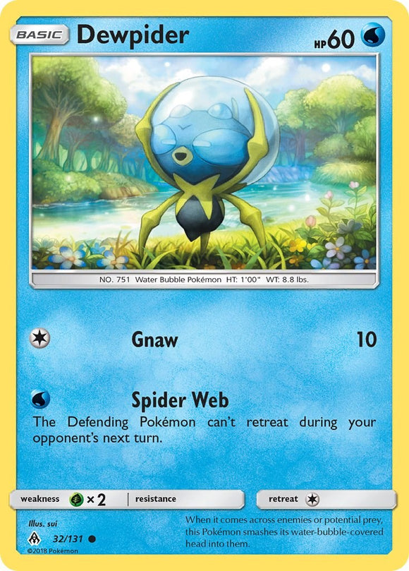 Dewpider [32/131] [Forbidden Light] Reverse Holofoil
