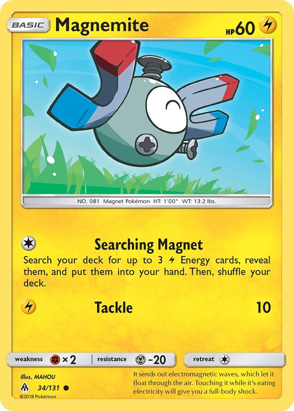 Magnemite [34/131] [Forbidden Light] Reverse Holofoil