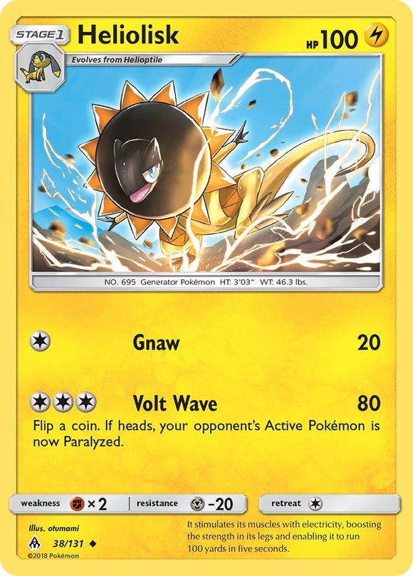 Heliolisk [38/131] [Forbidden Light] Reverse Holofoil