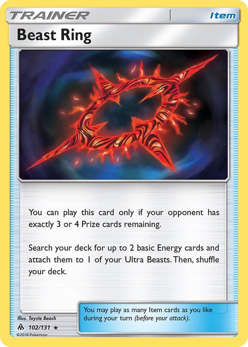 Beast Ring [102/131] [Forbidden Light] Reverse Holofoil