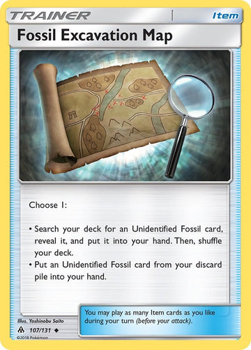 Fossil Excavation Map [107/131] [Forbidden Light]