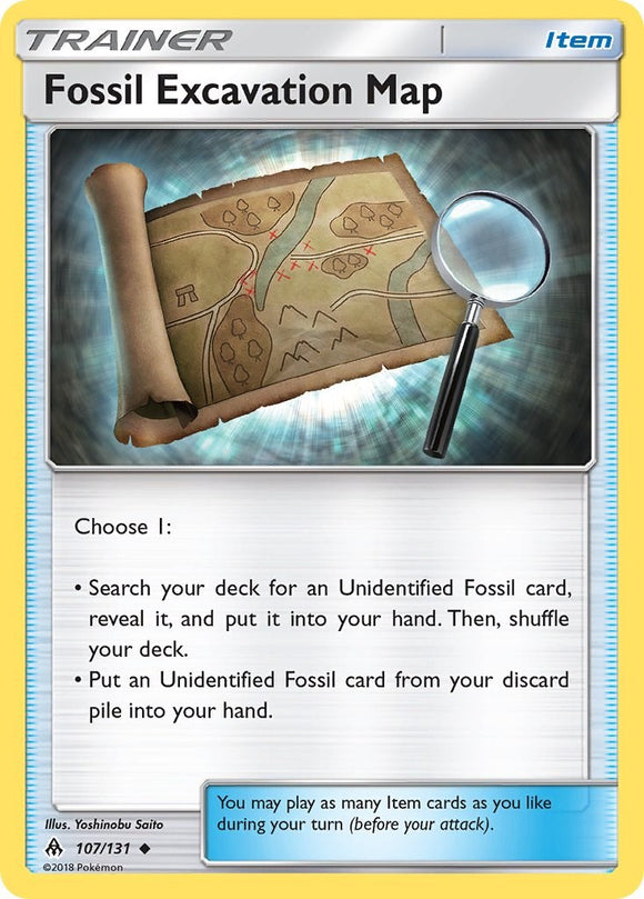 Fossil Excavation Map [107/131] [Forbidden Light]