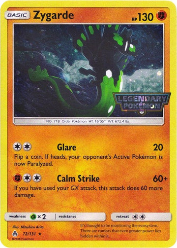 Zygarde (Cosmos Holo) [072/131] [Forbidden Light] Holofoil