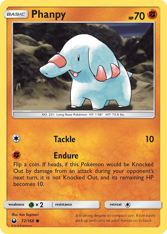 Phanpy [72/168] [Celestial Storm] Reverse Holofoil