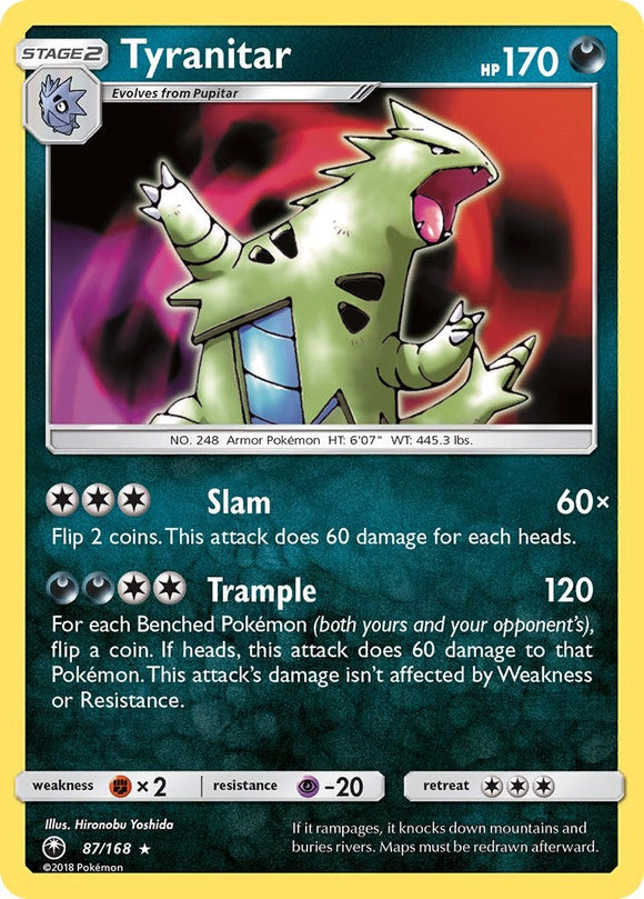 Tyranitar [87/168] [Celestial Storm] Holofoil