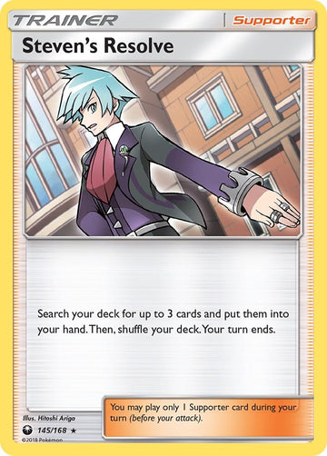 Steven's Resolve [145/168] [Celestial Storm] Reverse Holofoil