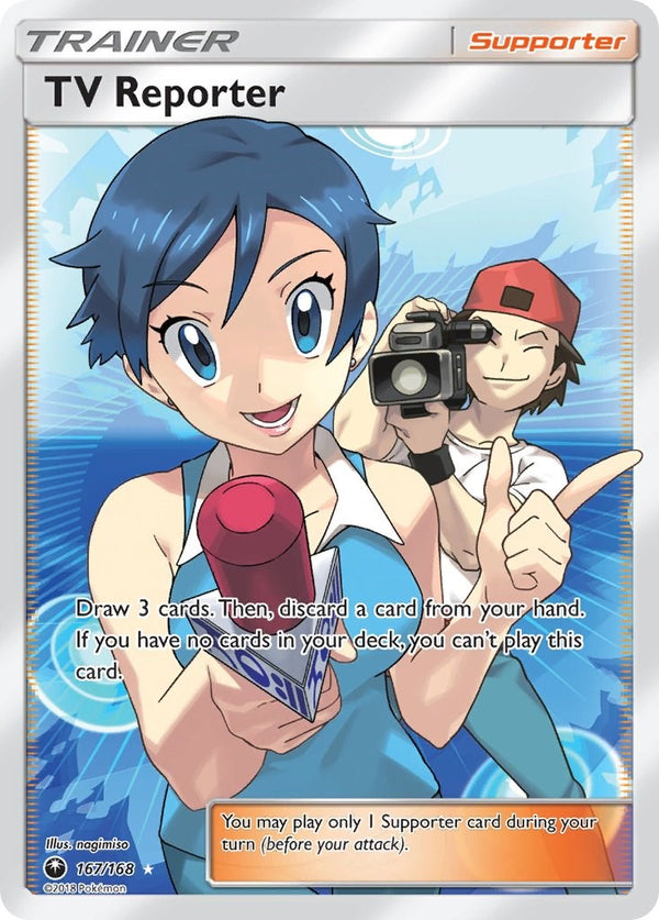TV Reporter [167/168] [Celestial Storm] Holofoil